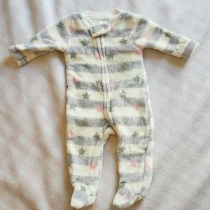 Modern Baby fleece footie pajamas